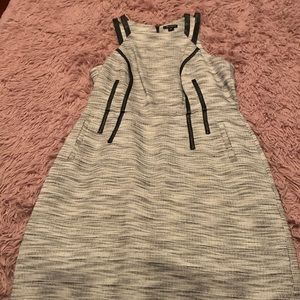 Gorgeous I heart Ronson dress.  Tweed with leather straps.